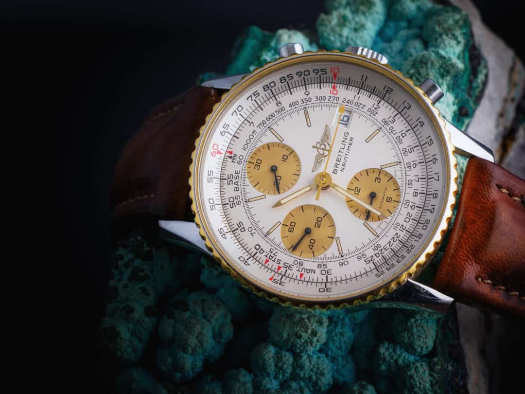 Breitling Navitimer in oro e acciaio Ref. 81611